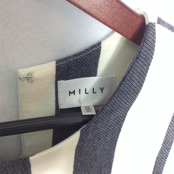 Milly graphic-striped sleeveless dress - Picture 7 of 7